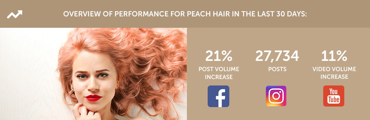 Peach hair
